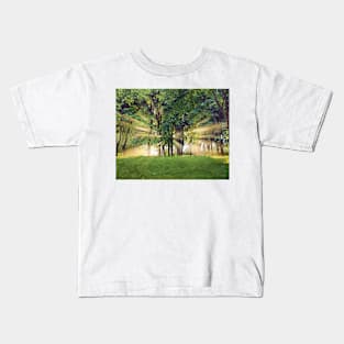 Sunlight coming through the trees Kids T-Shirt